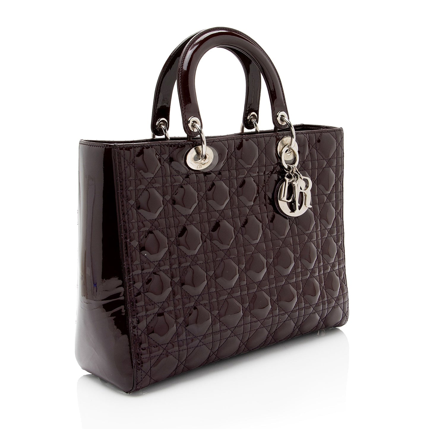 Dior Patent Leather Dior Large Tote (SHF-5trAE8)