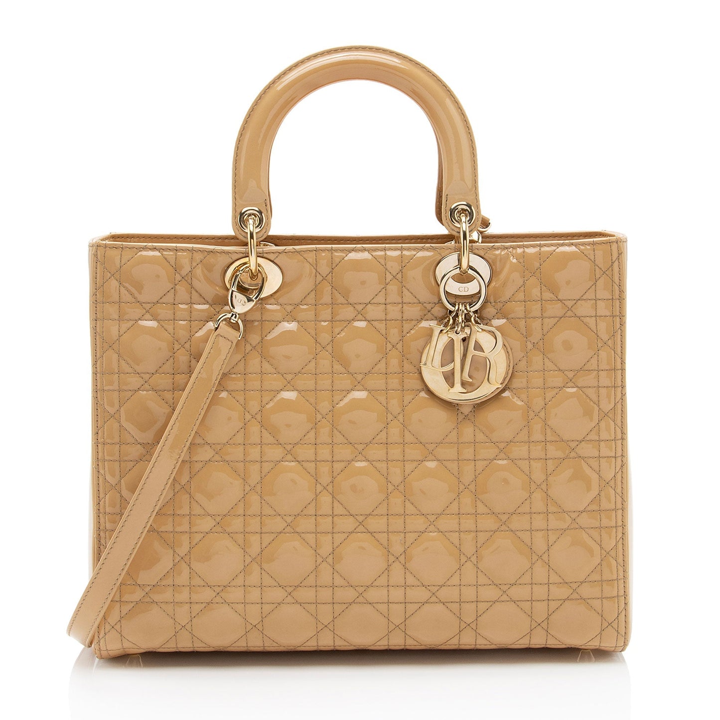 Dior Patent Leather Dior Large Tote (SHF-EZ4EwJ)