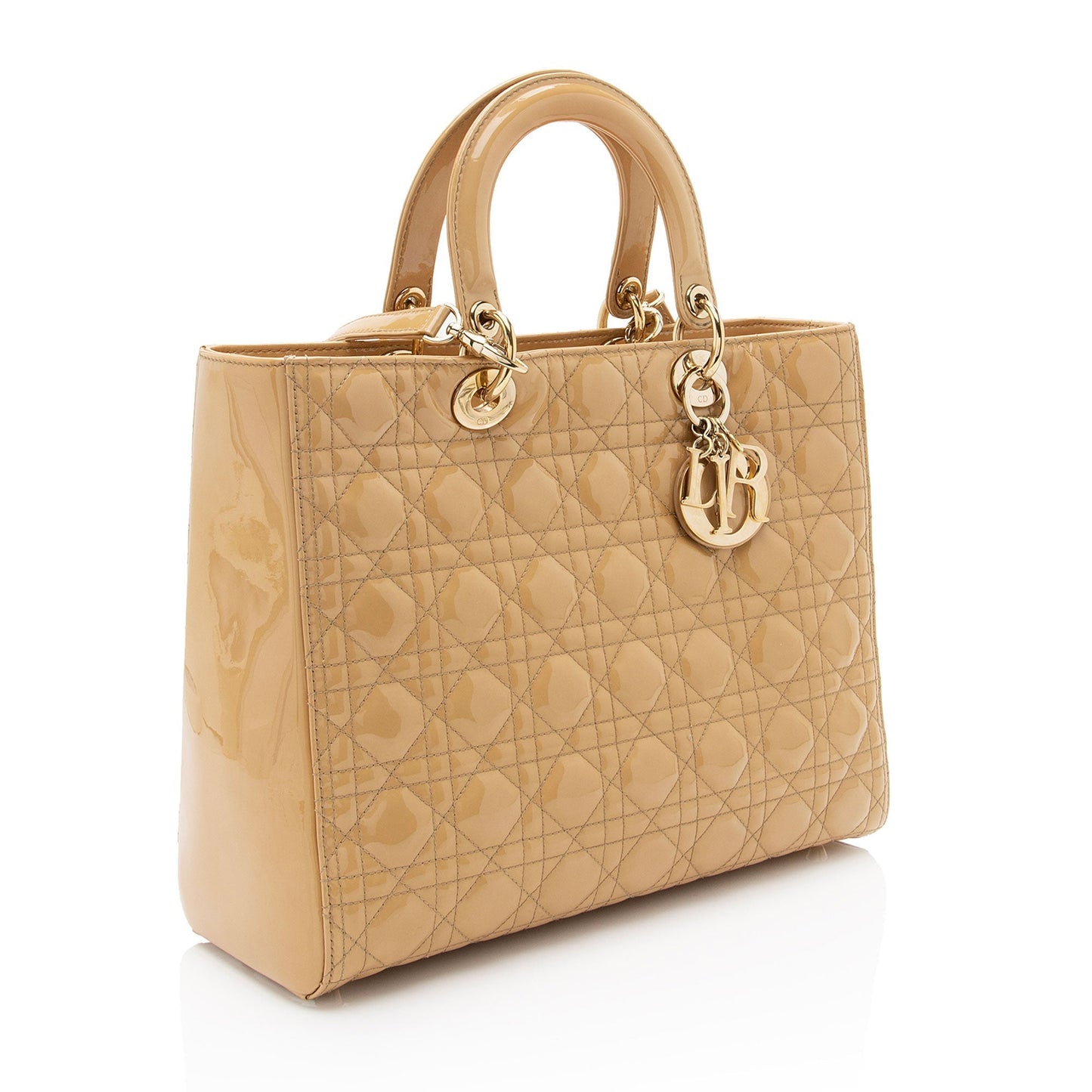 Dior Patent Leather Dior Large Tote (SHF-EZ4EwJ)