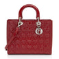 Dior Cannage Patent Leather Dior Large Tote