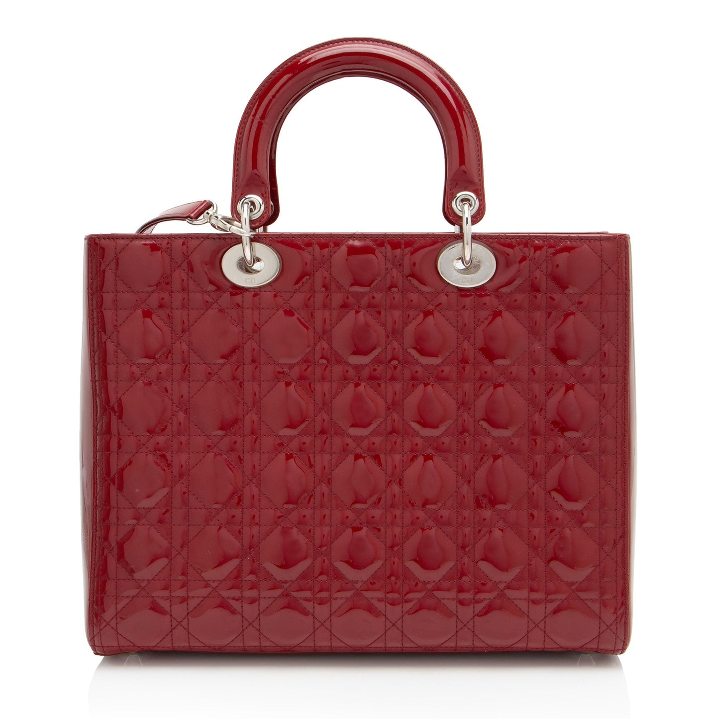 Dior Patent Leather Dior Large Tote (SHF-Fee2T5)
