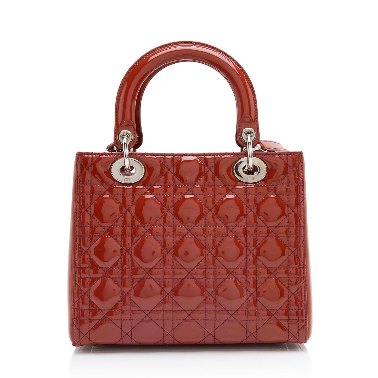 Dior Patent Leather Dior Medium Tote (SHF-23564)
