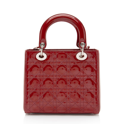 Dior Patent Leather Dior Medium Tote (SHF-KM7Orb)