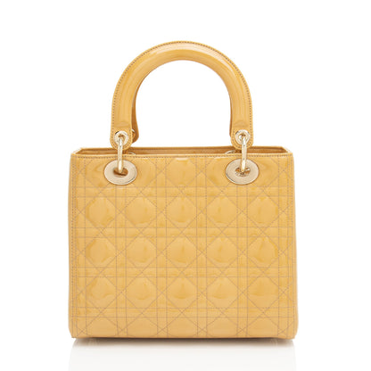 Dior Patent Leather Dior Medium Tote