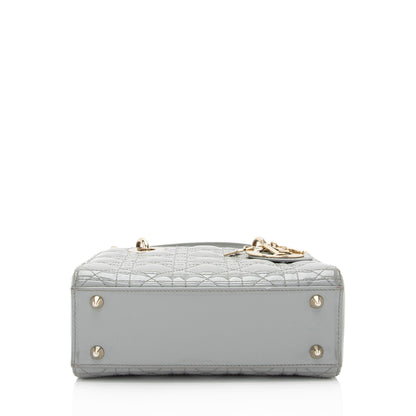 Dior Lady Dior Leather Mini Tote Bag