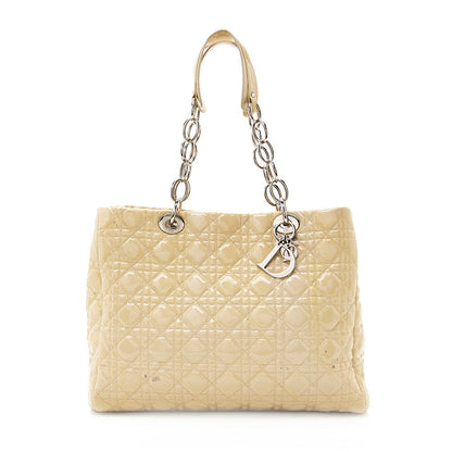 Dior Patent Leather Soft Large Shopping Tote - FINAL (SHF-20104)