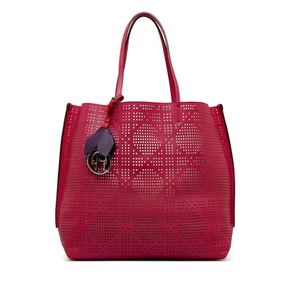 Dior Perforated Cannage Dioriva Tote (SHG-B6R2WX)