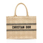 Dior Raffia Cannage Medium Book Tote (SHF-vp73d7)