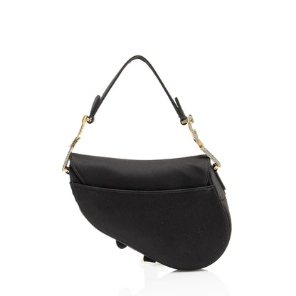Dior Satin Crystal Saddle Mini Bag