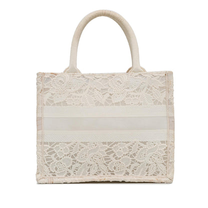 Dior Small D-Lace Embroidery Book Tote