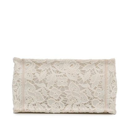 Dior Small D-Lace Embroidery Book Tote