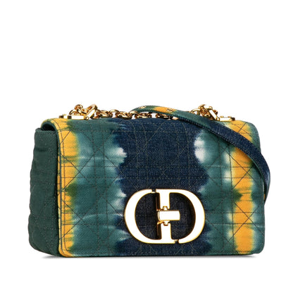 Dior Small Denim Tie-Dye Cannage Caro (SHG-v0eHw5)