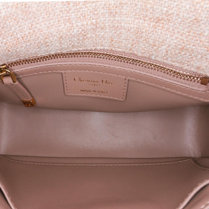 Dior Small Linen Macrocannage Caro Bag
