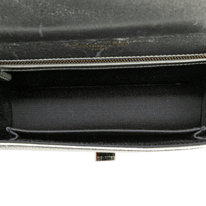Dior Small Metallic Grained Calfskin Diorama Flap