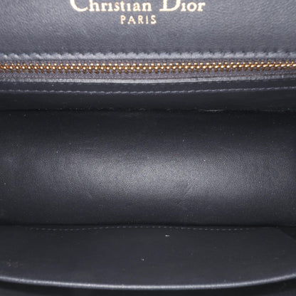 Dior Small Metallic Patent Microcannage Diorama Flap