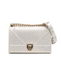 Dior Small Metallic Patent Microcannage Diorama Flap