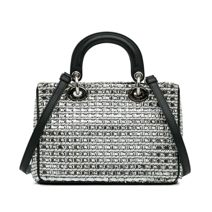 Dior Small Tweed Patch Diorissimo Tote (SHG-HovcIt)