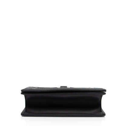 Dior Matte Calfskin Studded Diorama Small Shoulder Bag (SHF-oMRVIQ)