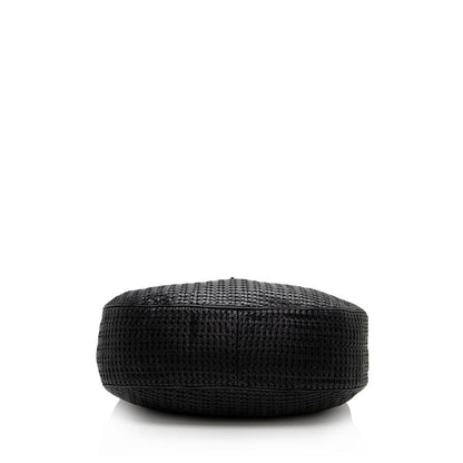 Dior Woven Leather Soft Hobo (SHF-17157)