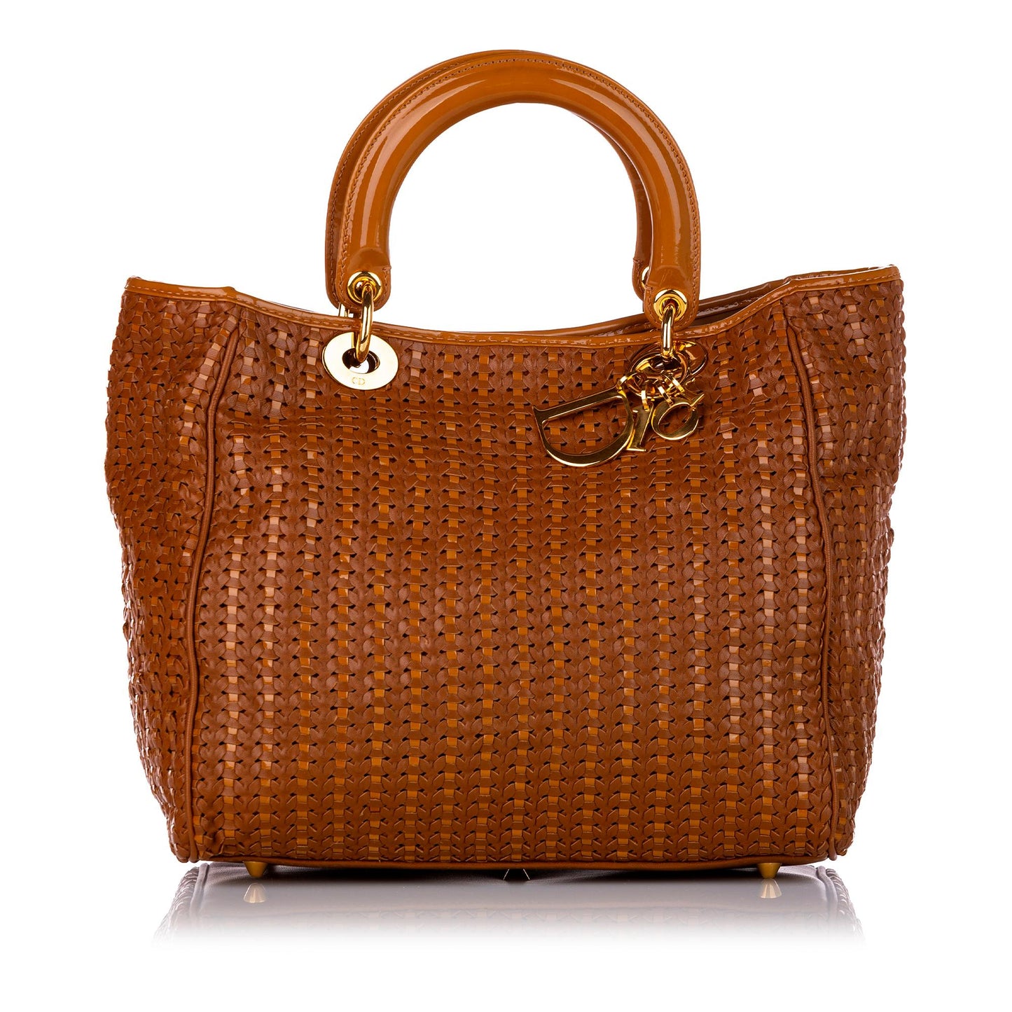 Dior Woven Soft Dior Leather Tote Bag (SHG-25954)