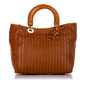 Dior Woven Soft Dior Leather Tote Bag (SHG-25954)