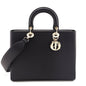 Dior Black Lady D-Sire Large Tote Bag