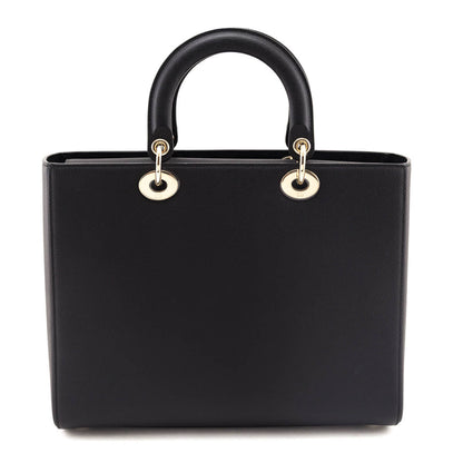 Dior Black Lady D-Sire Large Tote Bag
