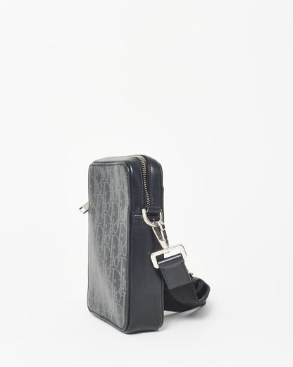 Dior Monogram Leather Canvas Crossbody Bag