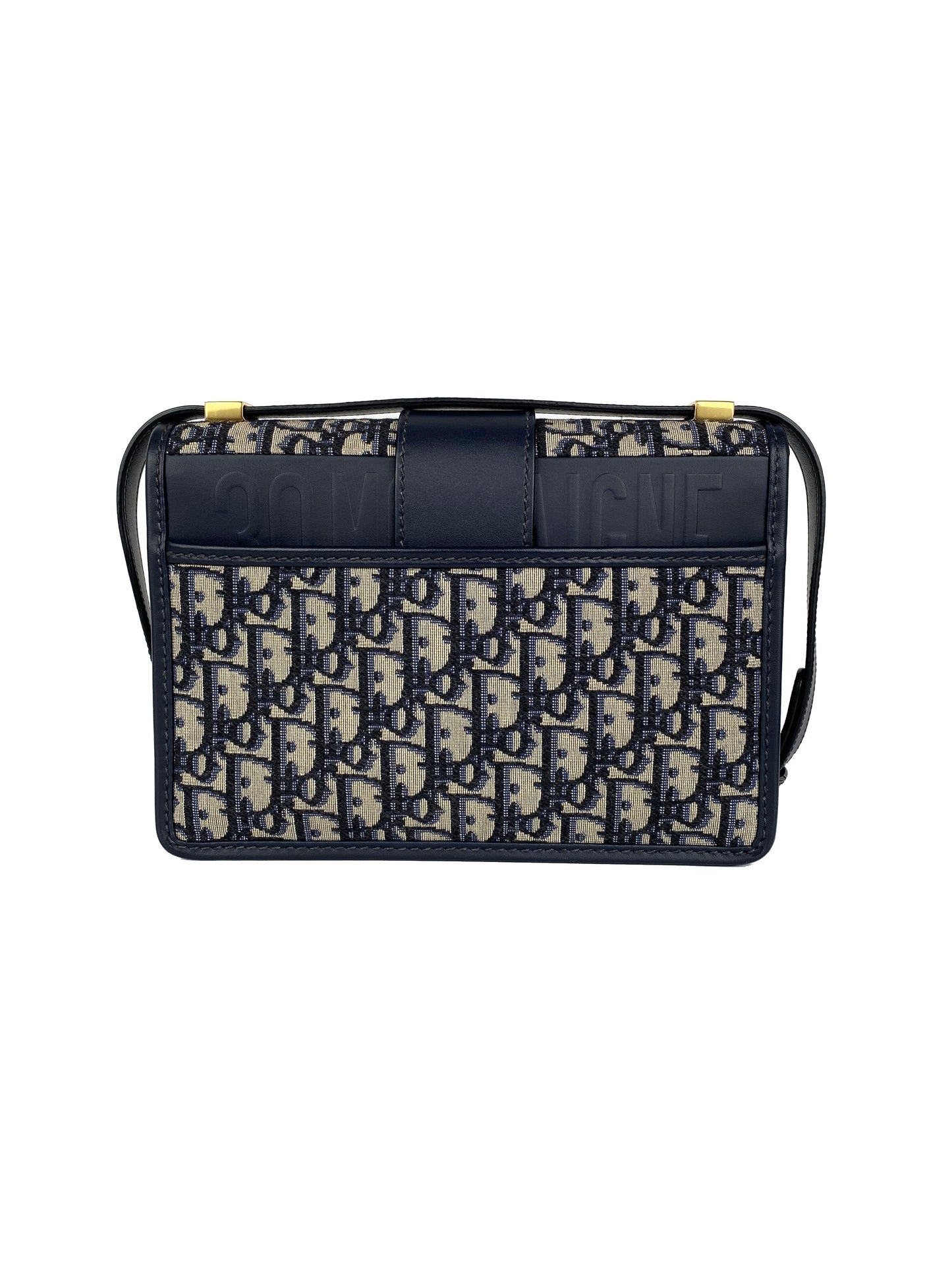 Dior Blue Oblique Jacquard 30 Montaigne Bag