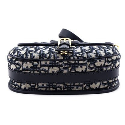 Dior Blue Oblique Jacquard Medium Bobby Flap Bag