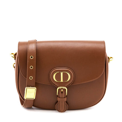 Dior Camel Box Calfskin Medium Bobby Flap Bag