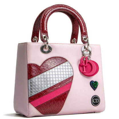 Dior Lady Dior Leather Shoulder Bag