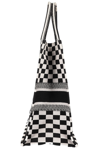 Dior Book Tote Canvas Tote Bag