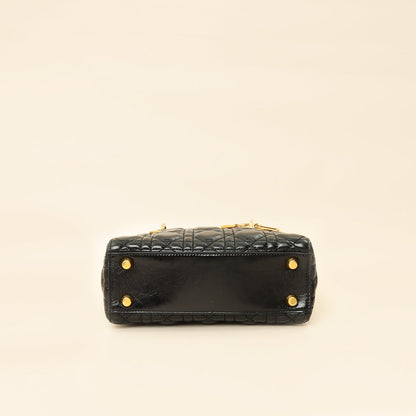 Christian Dior Black Lady Dior Small My Abcdior Bag