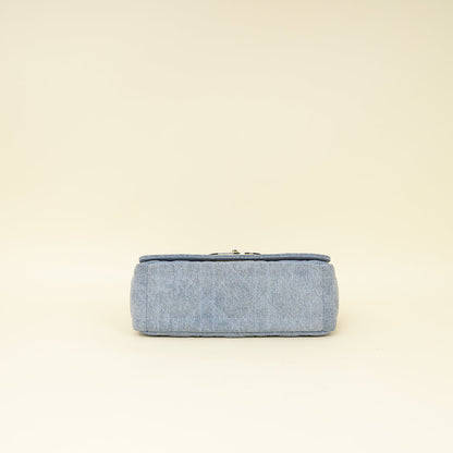 Dior Caro Cannage Blue Shoulder Bag Style 2
