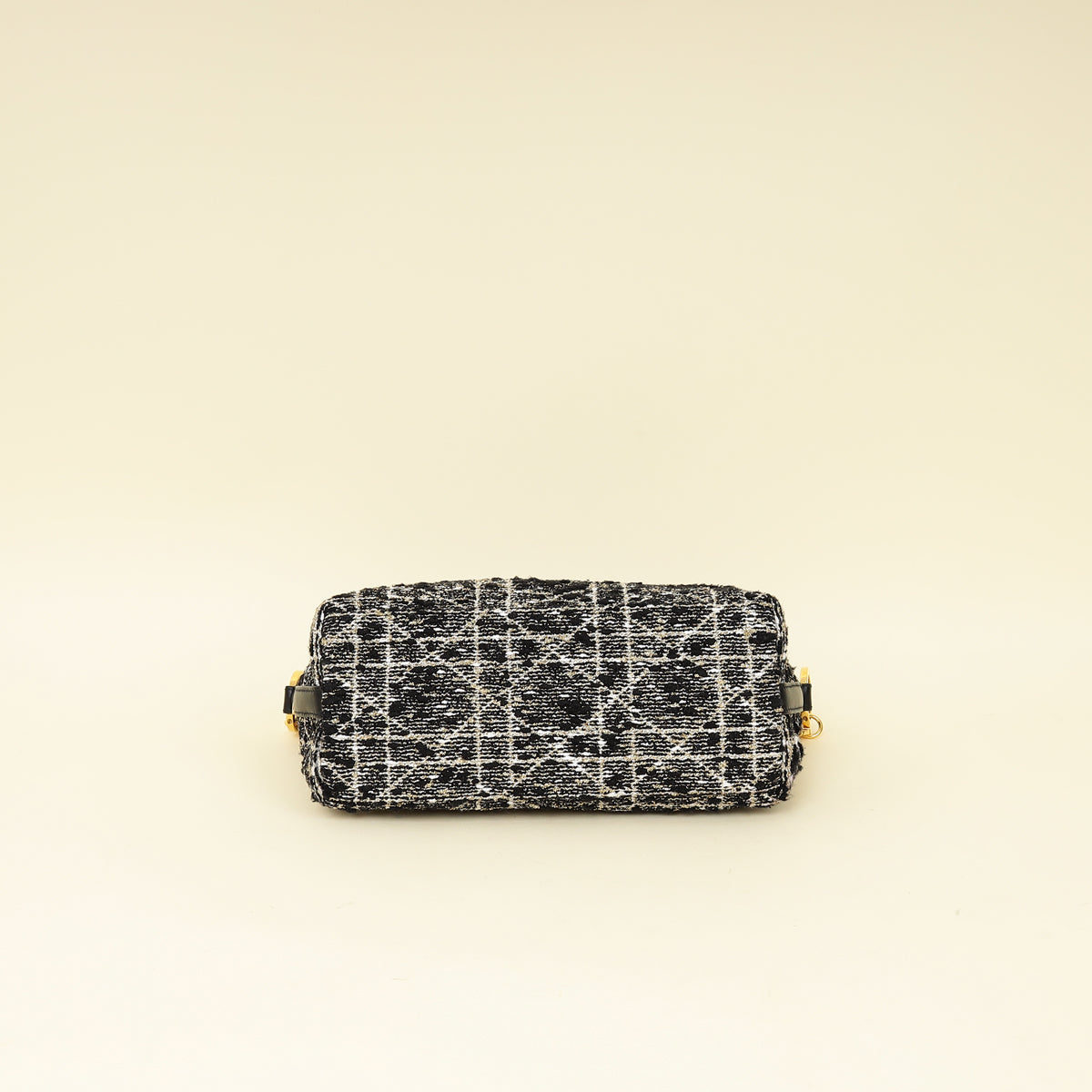 Christian Dior Black Diorstar Hobo Bag With Chain