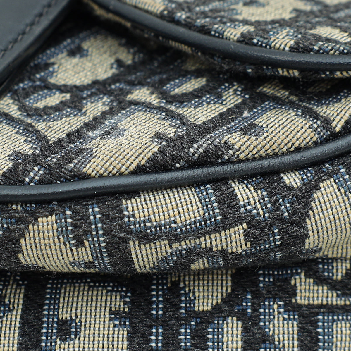 Dior Saddle Oblique Blue Crossbody Style 7