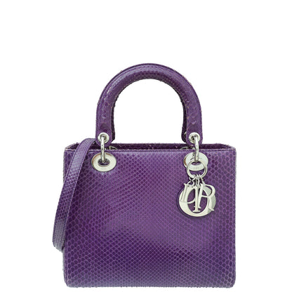 Dior Lady Dior Leather Handbag Style 40