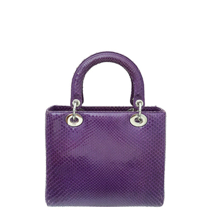 Dior Lady Dior Leather Handbag Style 40
