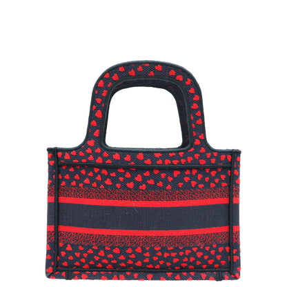 Christian Dior Bicolor I Love Paris Mini Book Tote Bag