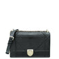 Christian Dior Black Lizard Diorama Medium Bag