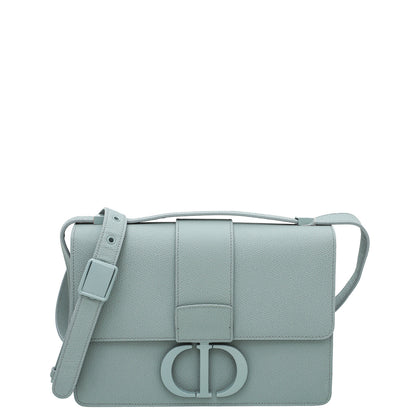 Christian Dior Grey 30 Montaigne Ultra Matte Strap Medium Bag