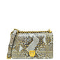 Christian Dior Grey Python Diorama Studs Small Bag