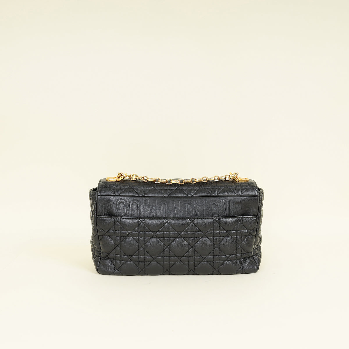Dior Caro Cannage Black Shoulder Bag Cannage