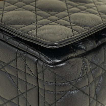 Dior Caro Cannage Black Shoulder Bag Cannage