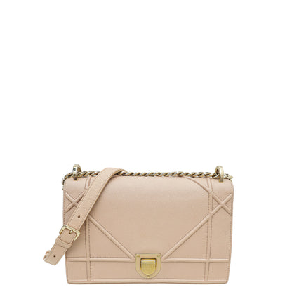Christian Dior Light Pink Diorama Medium Bag
