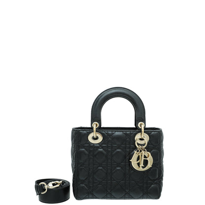 Christian Dior Black Lady Dior My Abcdior Small Bag