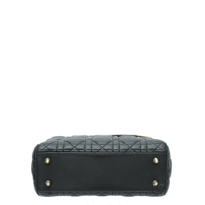 Christian Dior Black Lady Dior My Abcdior Small Bag
