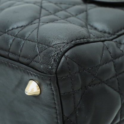 Christian Dior Black Lady Dior My Abcdior Small Bag