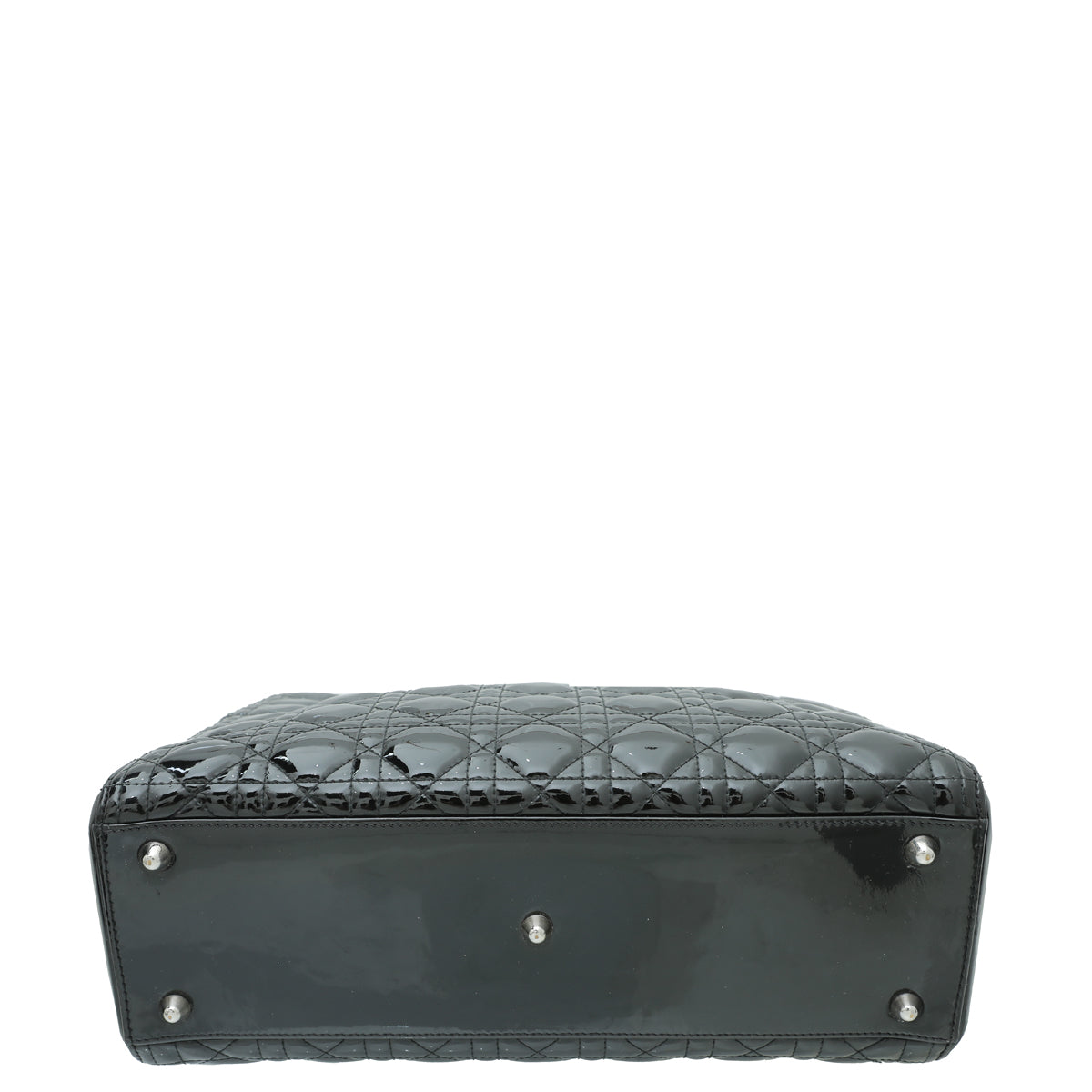 Dior Lady Dior Leather Handbag Black